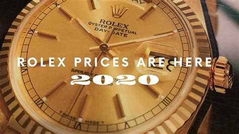 rolex prices 2020|rolex price guide.